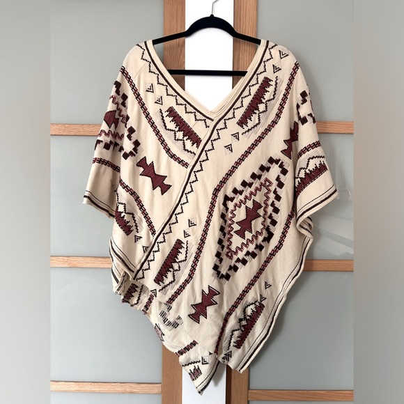 Johnny Was poncho embroidered small - Picture 1 of 2